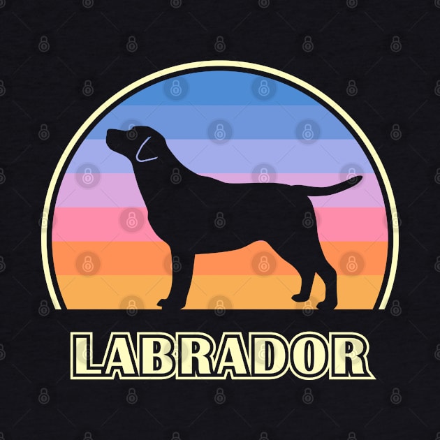 Labrador Retriever Vintage Sunset Dog by millersye